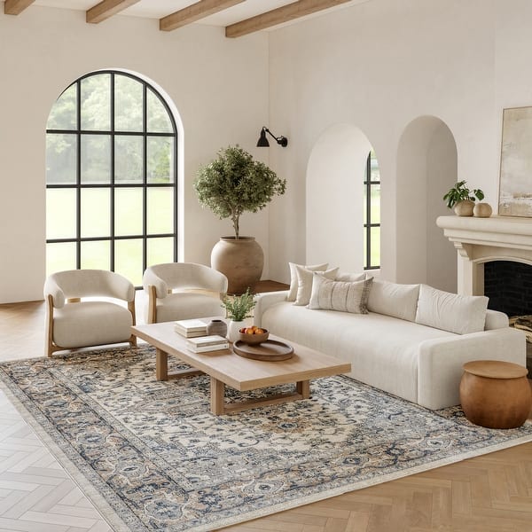 slide 2 of 109, Nourison Concerto Classic Persian Medallion Area Rug. 7'10" x 9'10" - Ivory/Gray