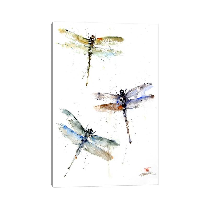 iCanvas "Dragonflies" by Dean Crouser Canvas Print