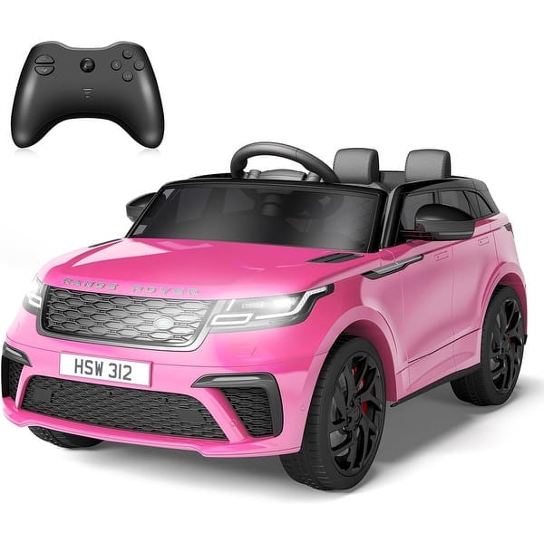 slide 2 of 28, Kids Ride On Car with Remote Pink