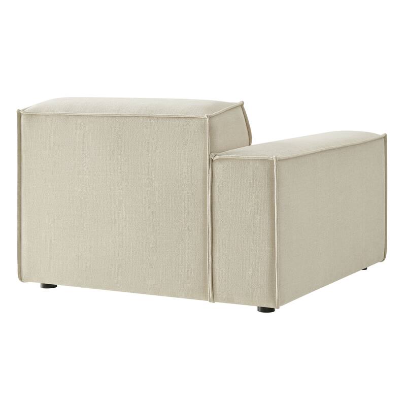 Restore Performance Fabric Upholstered Left-Facing Modular Lounge Chair