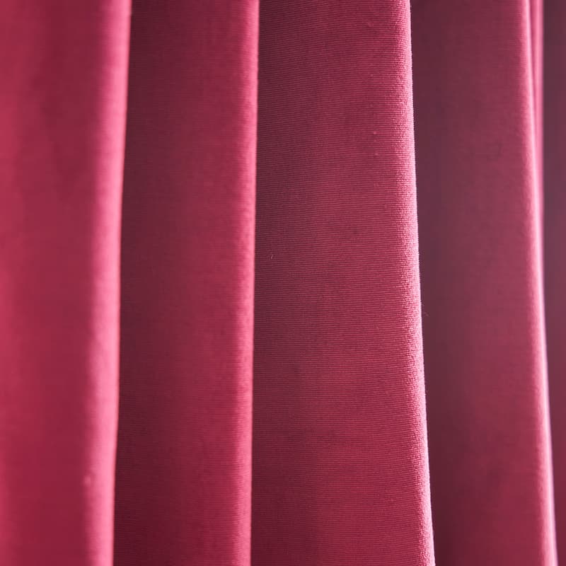 Martha Stewart Lucca Velvet Blackout Curtains - Panel Pair or Valance