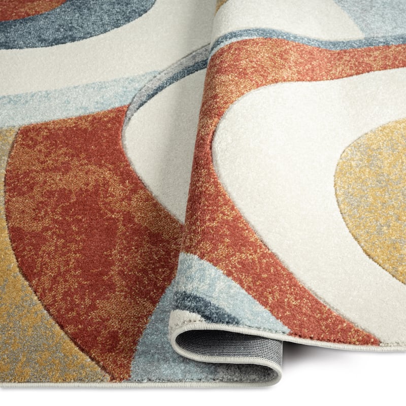 Home Dynamix Tribeca Slade Contemporary Abstract Area Rug
