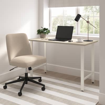 Bush Furniture Hustle 48W x 24D Computer Desk and Chair Set