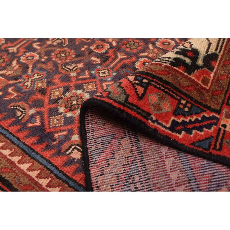 ECARPETGALLERY Hand-knotted Andelz Navy Wool Rug - 3'1 x 9'10