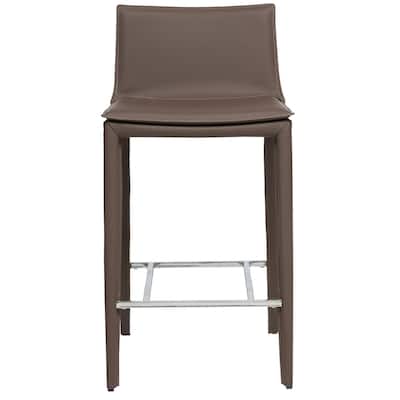 Hilton 25.5" Leather Counter Stool (Single)