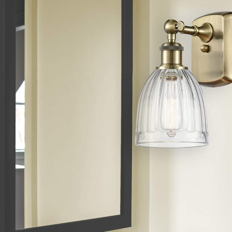 Innovations Lighting 516-1W-9-6 Brookfield Sconce Brookfield 9" Tall