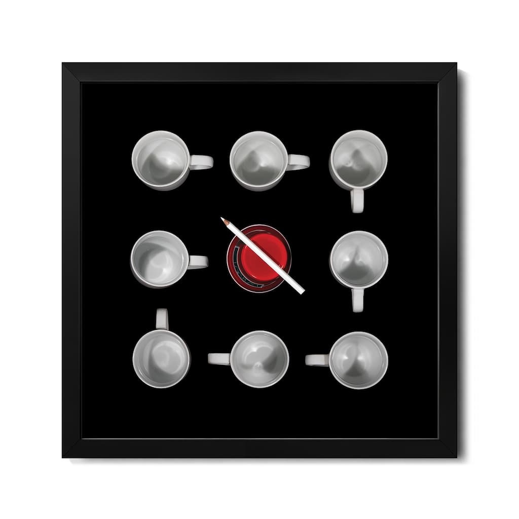 Endless Road To My Cup Of Tea Premium Framed Poster by Luc Stalmans