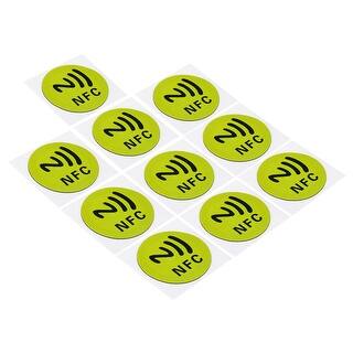 10Pcs NFC Stickers NFC213 Tag Sticker 144 Bytes Blank Round NFC Tags 