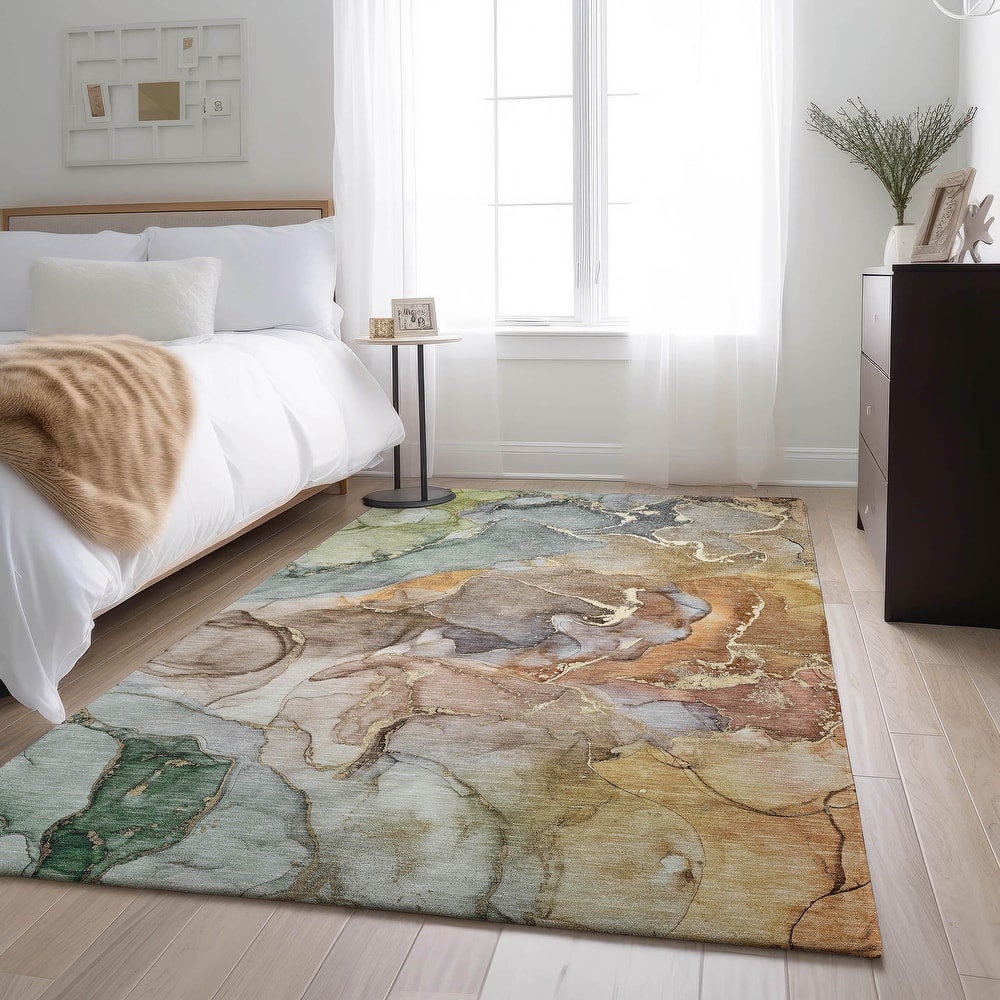 Premium Washable Super Soft Abstract Contemporary Mayfield Rug