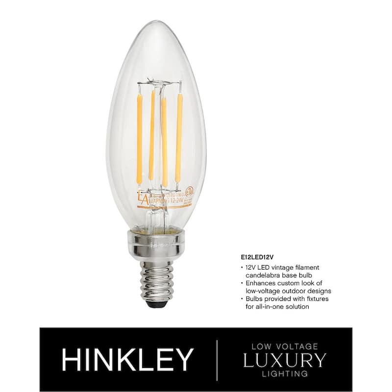 Hinkley Lighting Anchorage 12v 10.5w 3 Light 24" Tall Heritage Pier