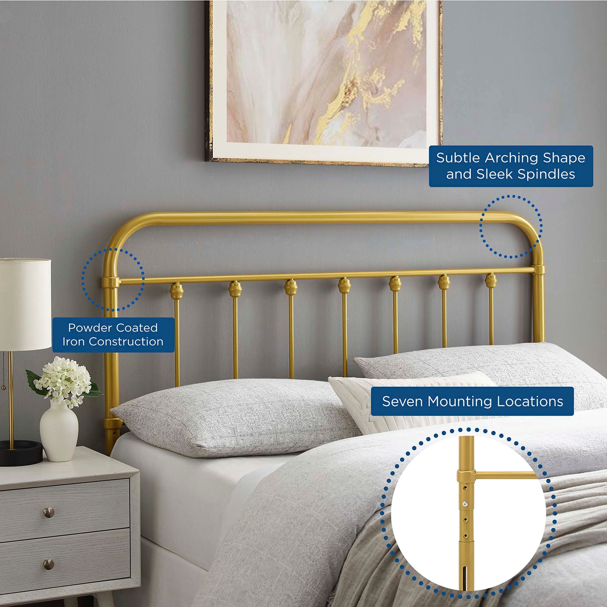 Sage Queen Metal Headboard On Sale Bed Bath Beyond 31474854