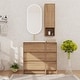 preview thumbnail 11 of 16, Beingnext 24''/36''/60'' Bathroom Vanity with Sink, Freestanding Bathroom Vanity with Soft Close Drawers 36''W