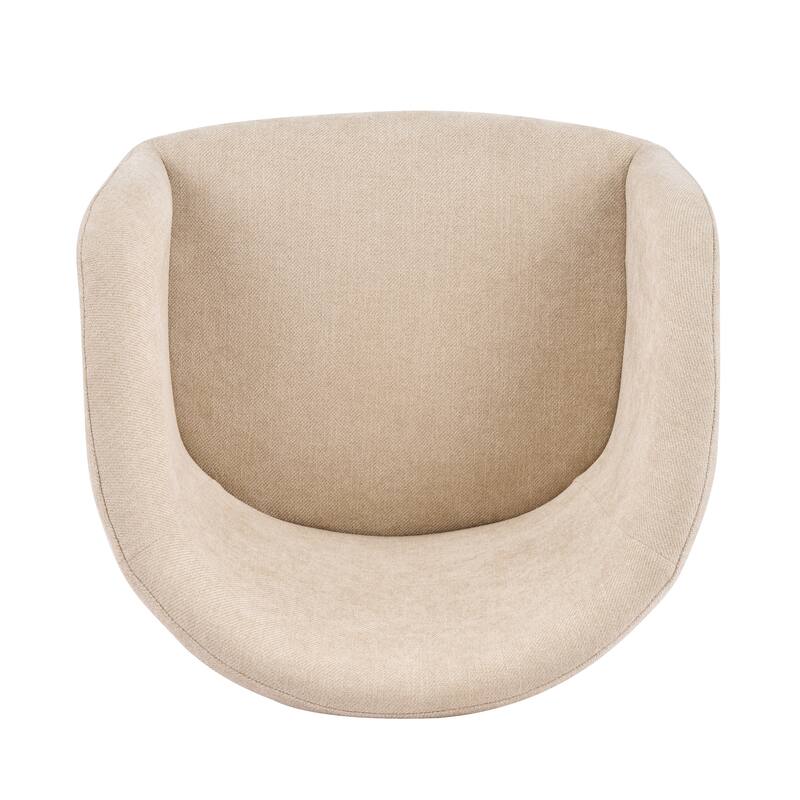 Christopher Knight Home - 180° Swivel Upholstered Dining Chairs with Metal Frame (Set of 2)