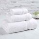 preview thumbnail 86 of 140, Superior Heritage Egyptian Cotton Absorbent 3-Piece Towel Set White