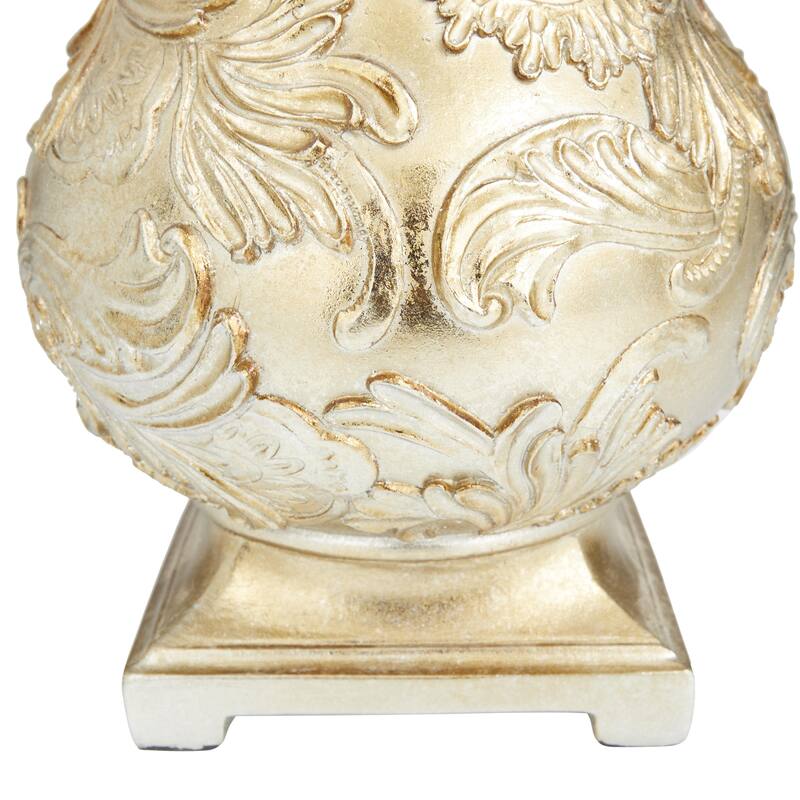 Polystone Decorative Jars - Gold - Roche River Decor