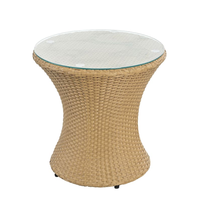 Kono 3-piece Wicker Chat Set by Christopher Knight Home