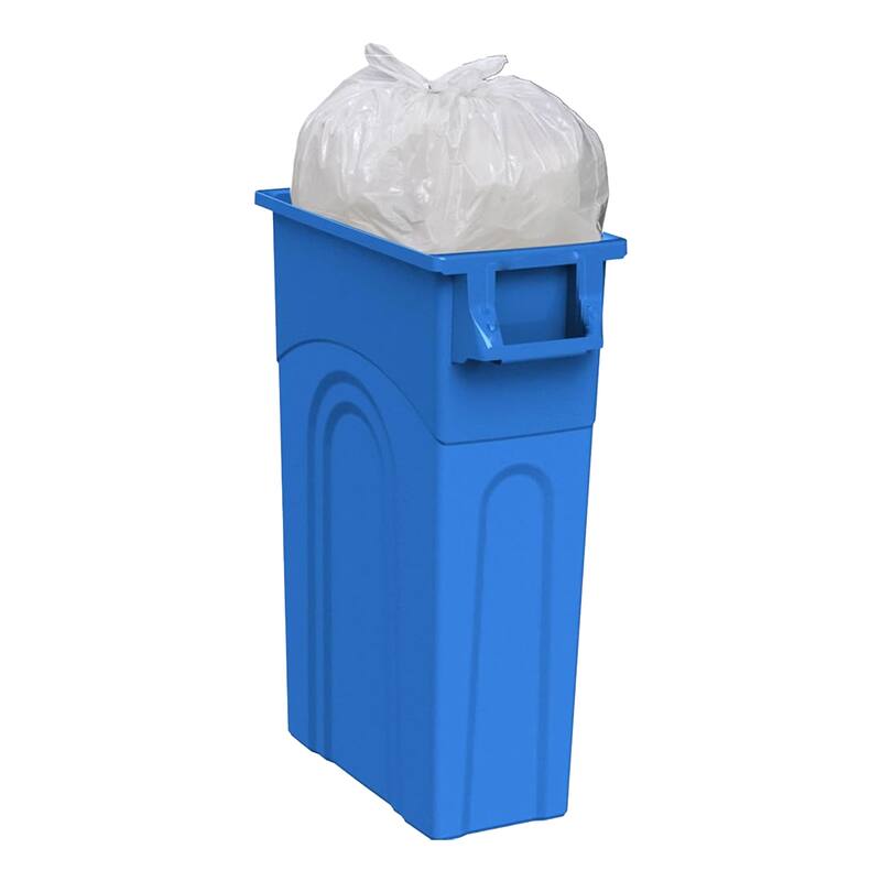 United Solutions 2 Pack 23 Gal Kitchen Trash Can Garbage Bins, Highboy, Blue - 13.14