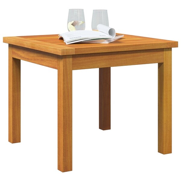 vidaXL Coffee/Side Table Solid Wood Acacia - Bed Bath & Beyond