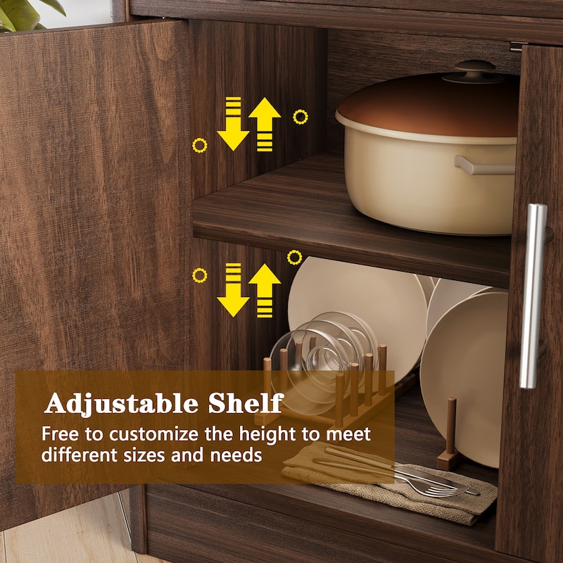 Sideboard Buffet & Storage Cabinet – Versatile Sideboard for Living Room, Dining Room, or Entryway