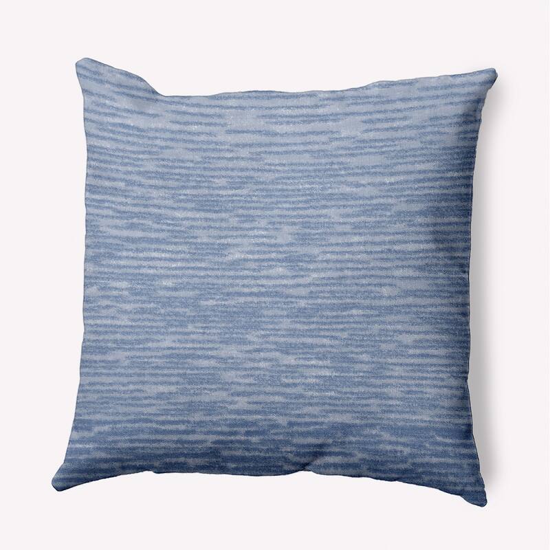 Marled Knit Decorative Indoor Pillow - Cadet Blue - 18" x 18"