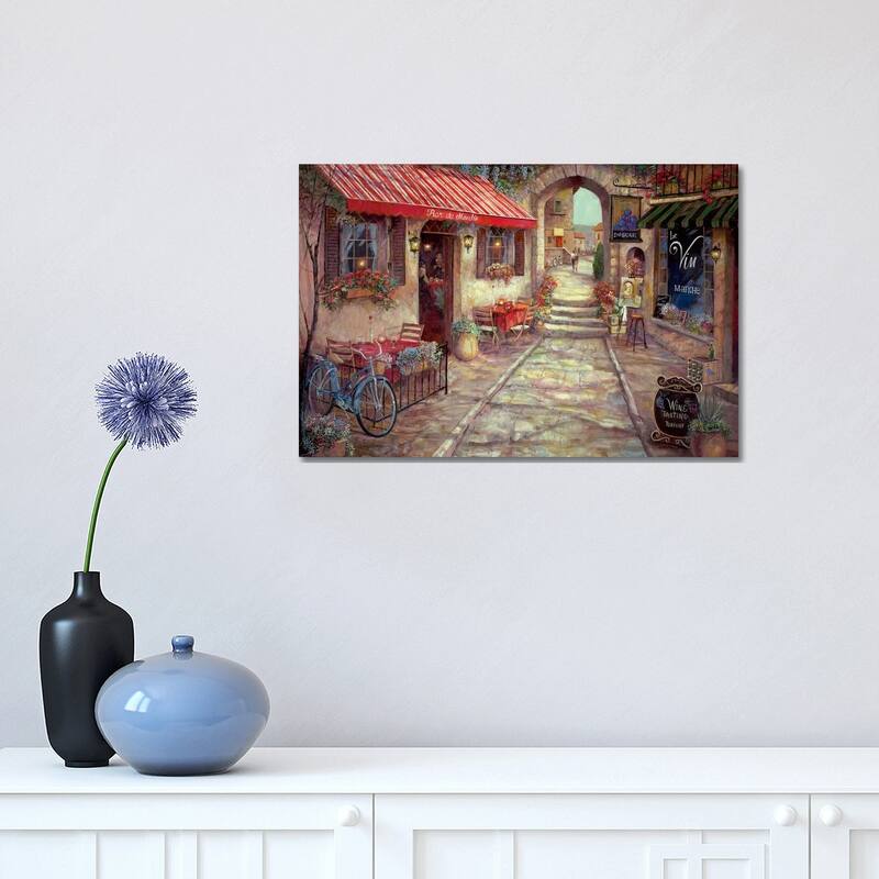 iCanvas "Bar Du Marche" by Ruane Manning Canvas Print - 12x18x1.5
