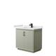 Option Light Green, Black Trim, White Cultured Marble Top