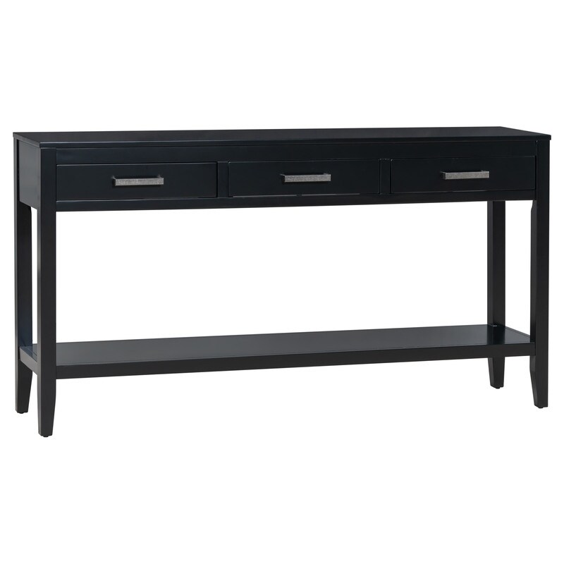 Narrow console table sales with doors