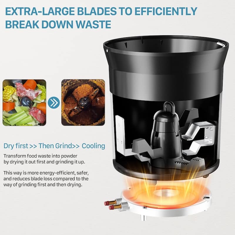 Electric Composter For Kitchen Indoor Composter