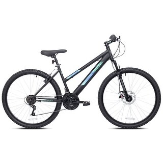 26 In. Northpoint Women's Mountain Bike, Black and Blue - Bed Bath