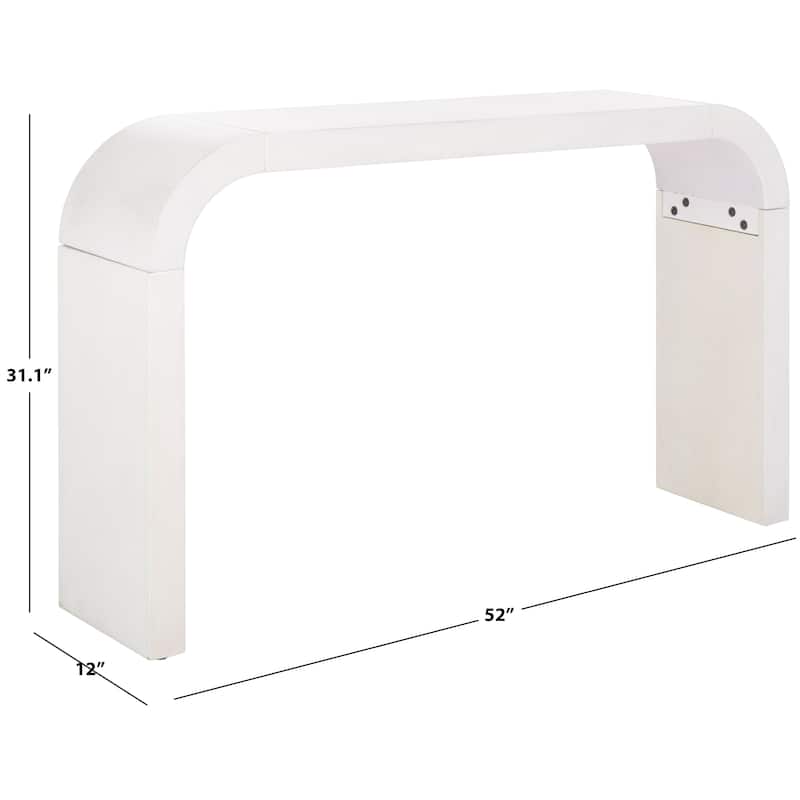 SAFAVIEH Liasonya Curved Console Table - 52" W x 12" D x 31" H