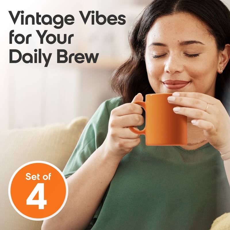 Omniware Set of 4 Teaz Cafe Mugs
