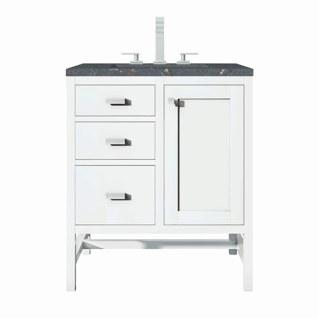 James Martin Vanities E444-V30-3PBL Addison 30" Single Basin Wood