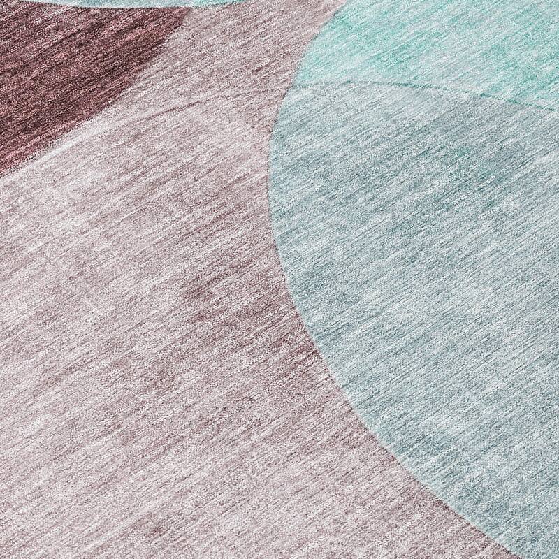 Machine Washable Indoor/ Outdoor Contemporary Deco Chantille Rug