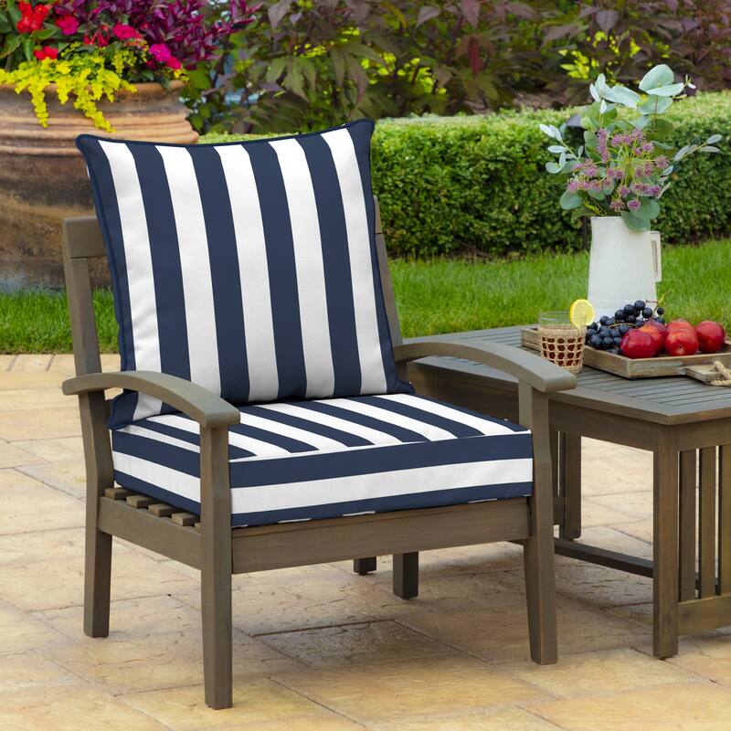 ARDEN Outdoor Foam Deep Seat Cushion Set, 24 in x 24 in