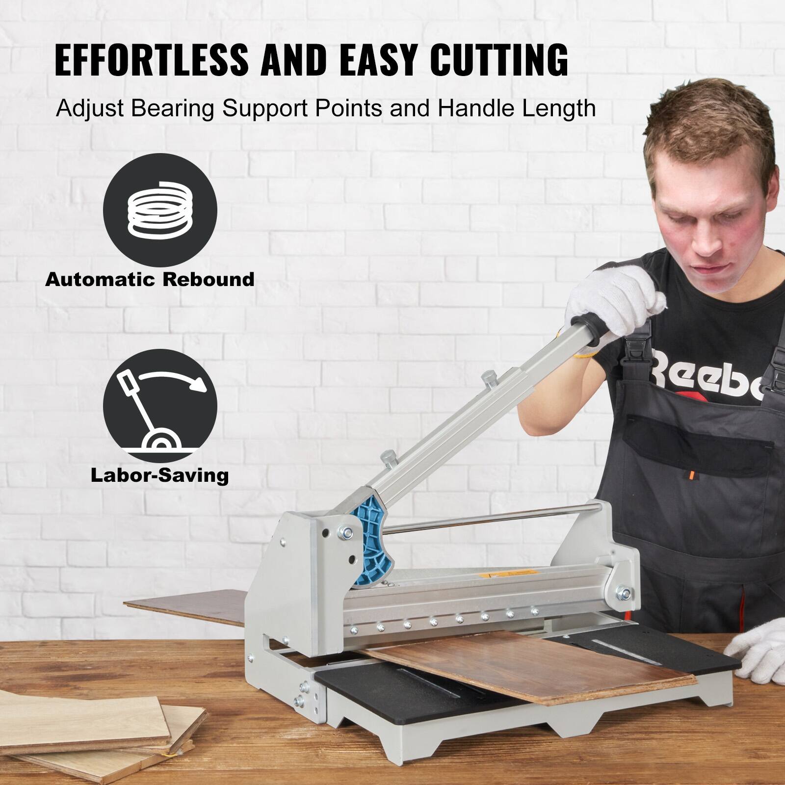 VEVOR Floor Cutter 13 inch,Cuts Vinyl Plank,Laminate,Engineered