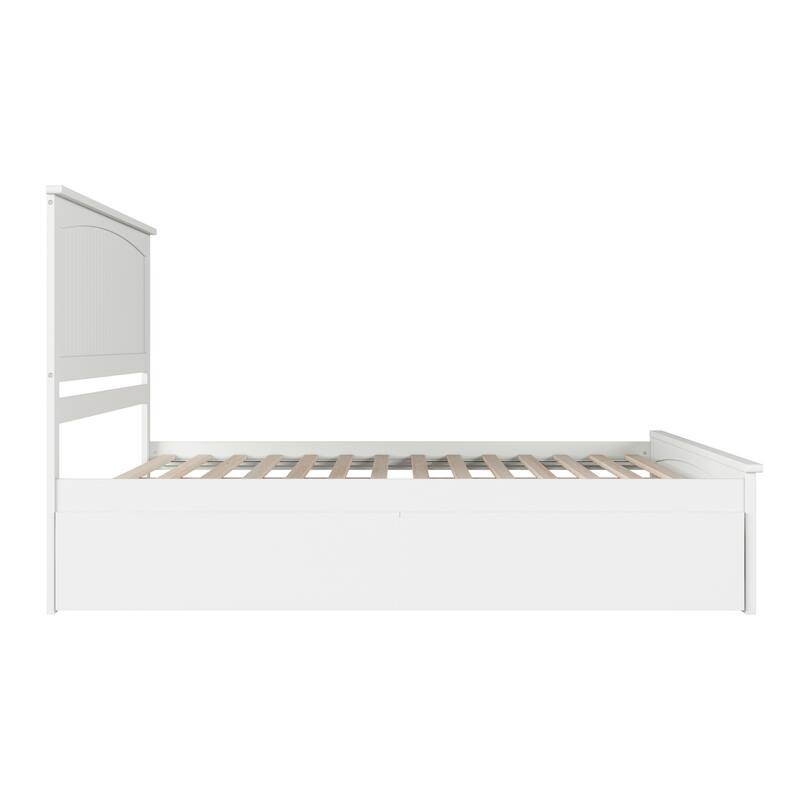 AFI Nantucket Platform Bed with Matching Footboard & Storage Drawers
