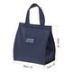 preview thumbnail 2 of 7, Insulated Lunch Bags, 8"x5"x9" Thermal Lunch Portable Containers Bag Dark Blue