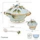 preview thumbnail 5 of 3, Fitz and Floyd Toulouse Soup Tureen with Ladle, 3,5 Quarts