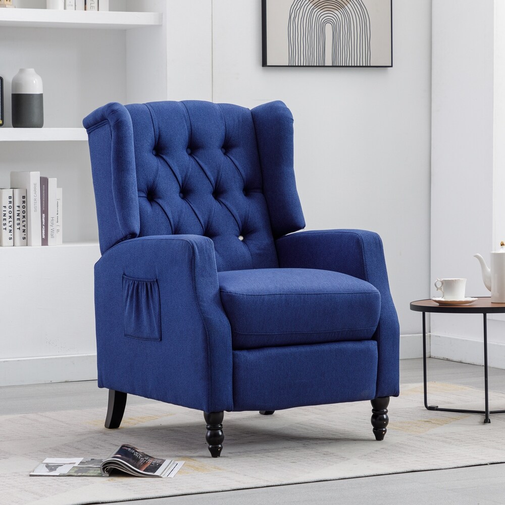 Blue Faux Leather Recliner Chairs Bed Bath & Beyond
