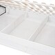 preview thumbnail 11 of 11, Twin Over Full Bunk Bed with Hydraulic Lift Up Storage, Detachable 2 Separate Platform Bed, Wood Bunk Bed Frame with Guard Rails