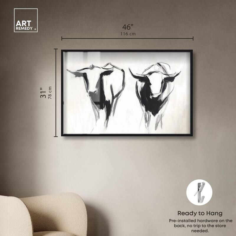 Bovine I Shadowbox by Art Remedy