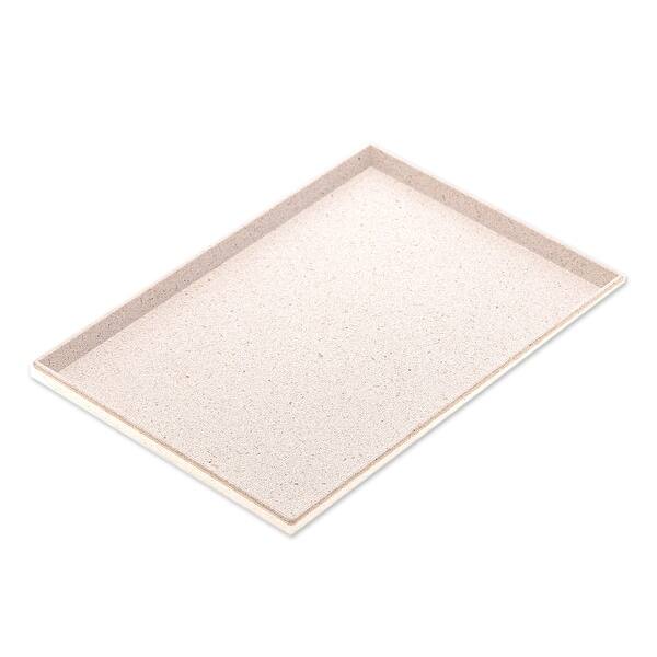 Empty Rice Tray Novica Handmade Ivory Environment Recycled Rice Husk Bio-Composite Tray ...