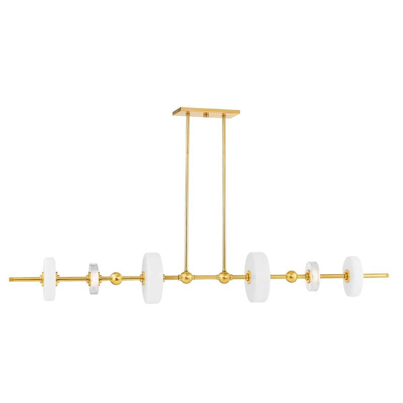 Hudson Valley Lighting 8160 Maynard 8" Wide LED Linear Pendant - Aged Brass