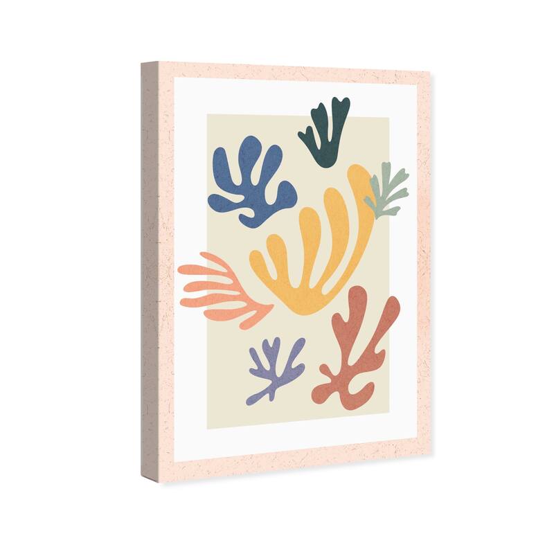 Wynwood Studio Canvas Nautical and Coastal Caribe Corals White and Cream White Modern & Contemporary Wall Art Canvas Print