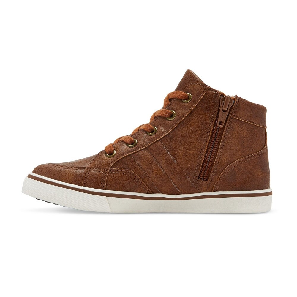Shop Cat Jack Boys Florian Mid Top Leather Sneaker Shoes