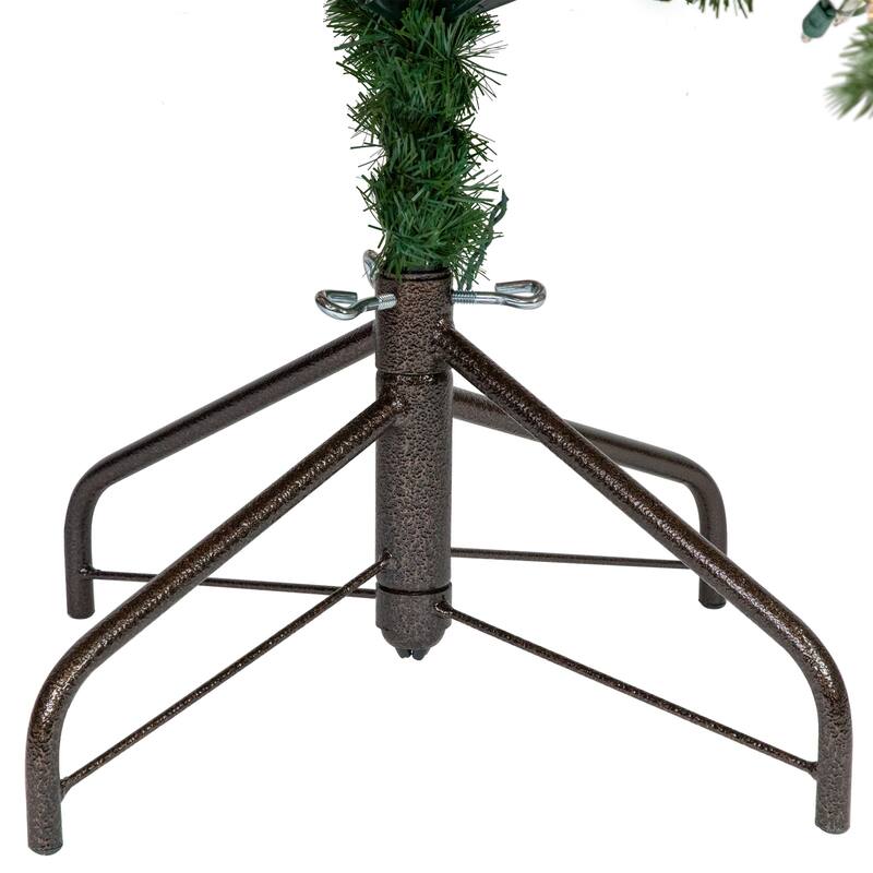 Medium Grande Spruce Artificial Christmas Tree 7' Clear Lights - 7 Foot