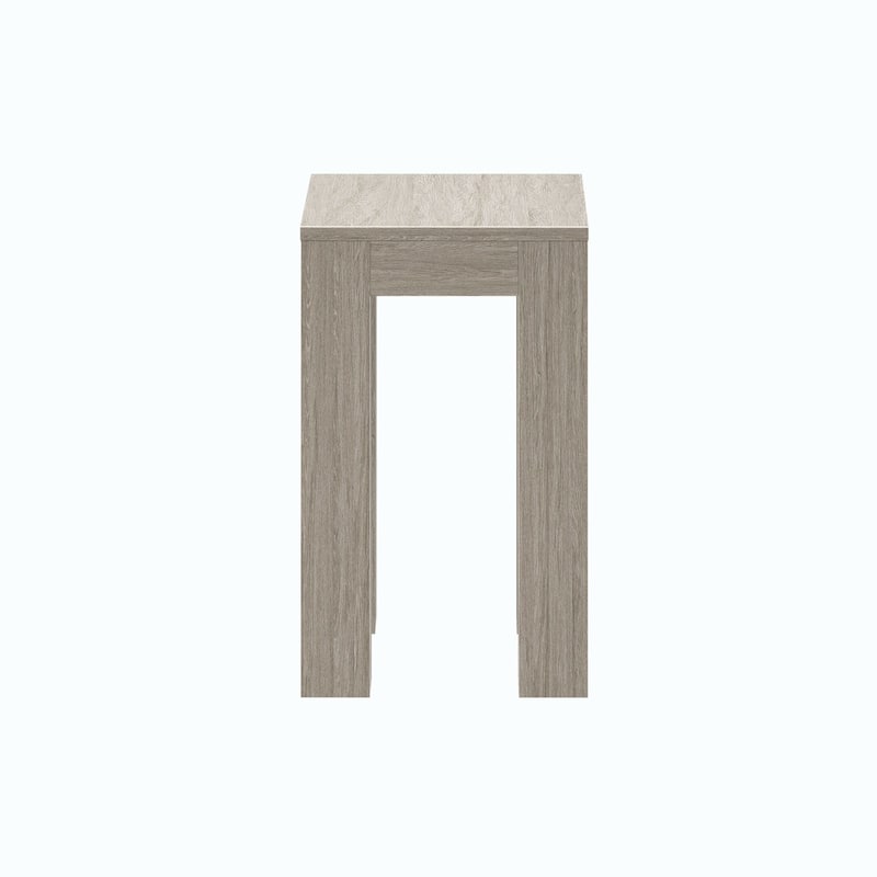 Plank and Beam Modern Rectangular Side Table - 25"