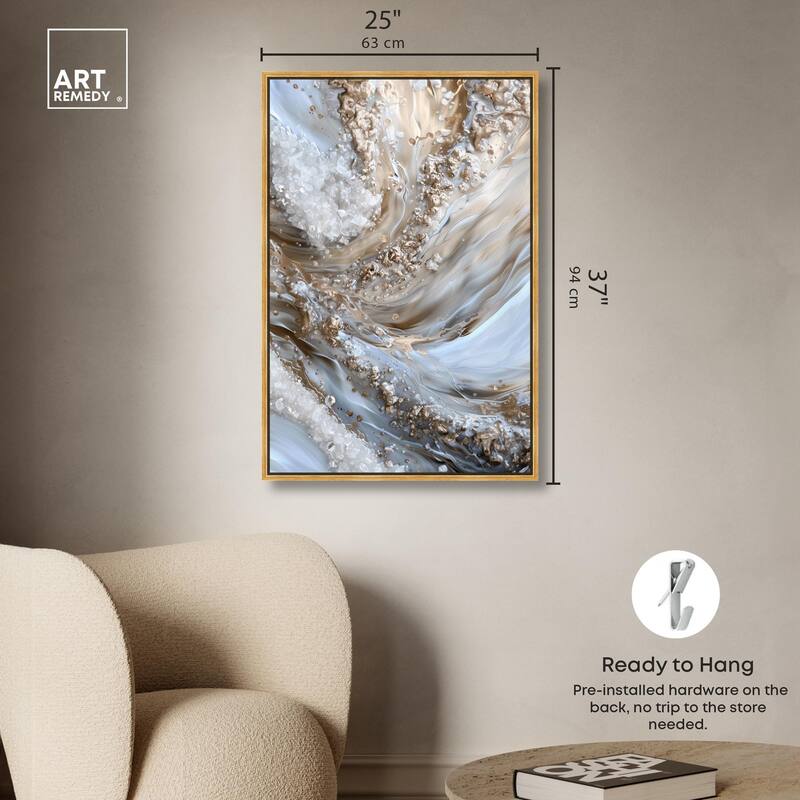 Effervescent Earth III Canvas by Art Remedy