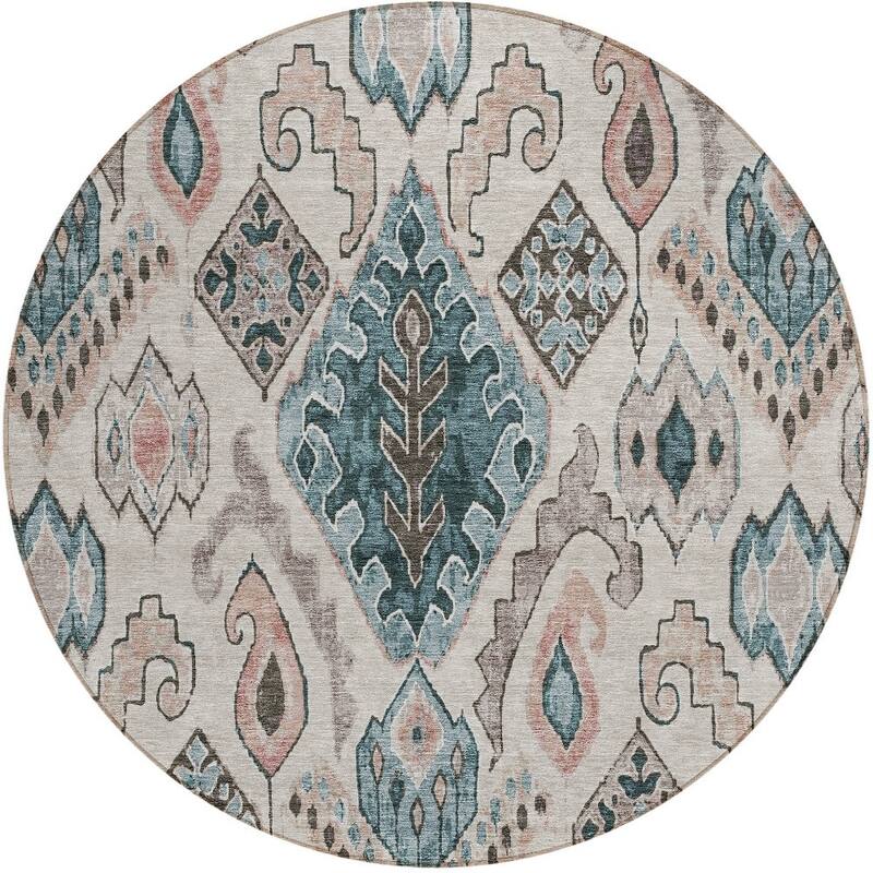 HomeRoots Moroccan Transitional Rectangle Outdoor Rug
