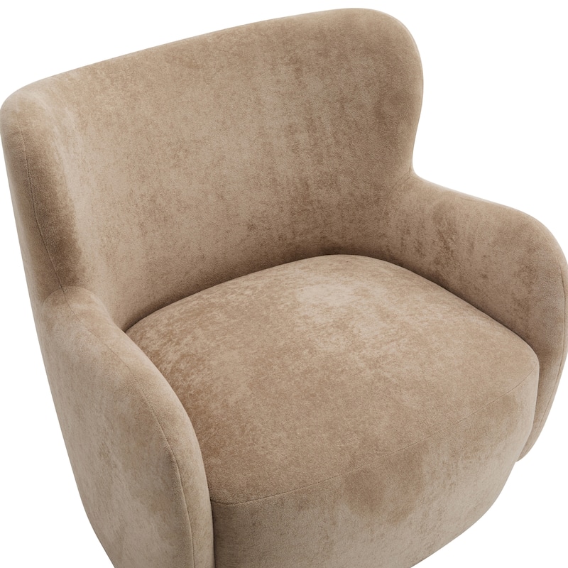 Bacho Fabric Wingback Accent Chair by Christopher Knight Home